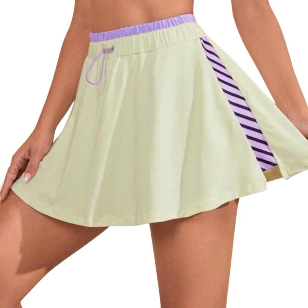 Falda deportiva • Falda con rayas de lado