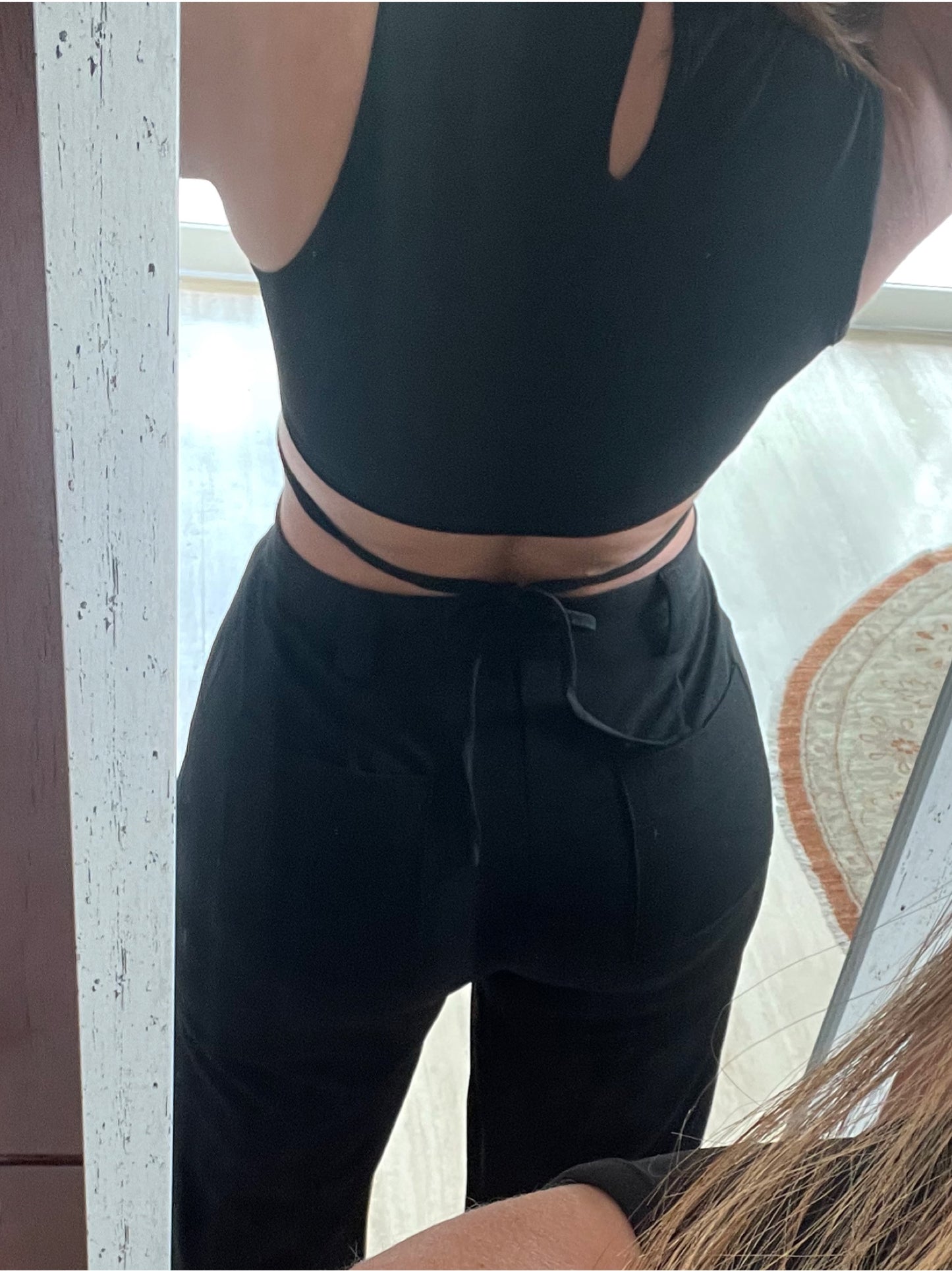 Conjunto | Top + pantalón negro