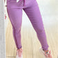 Jogger | Morado con tachuelas