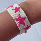 Brazalete | Estrellas rosadas