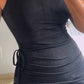 Vestido | Negro sin magas corto