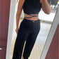 Conjunto | Top + pantalón negro